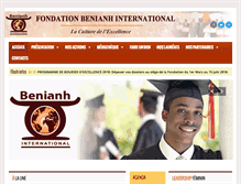 Tablet Screenshot of fondationbenianh.org